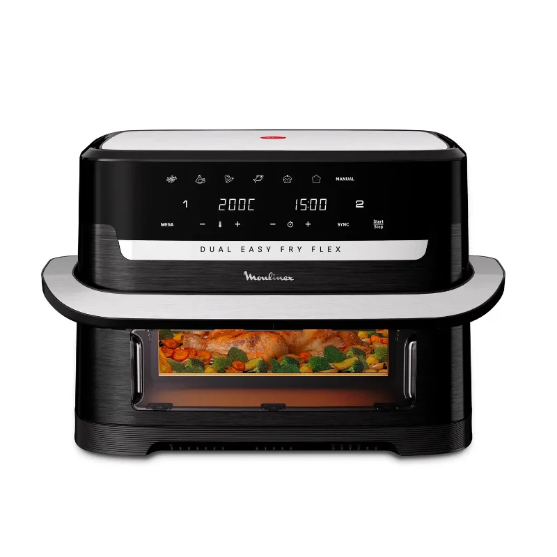 Moulinex Dual Easy Fry Flex 9L, airfryer Moulinex