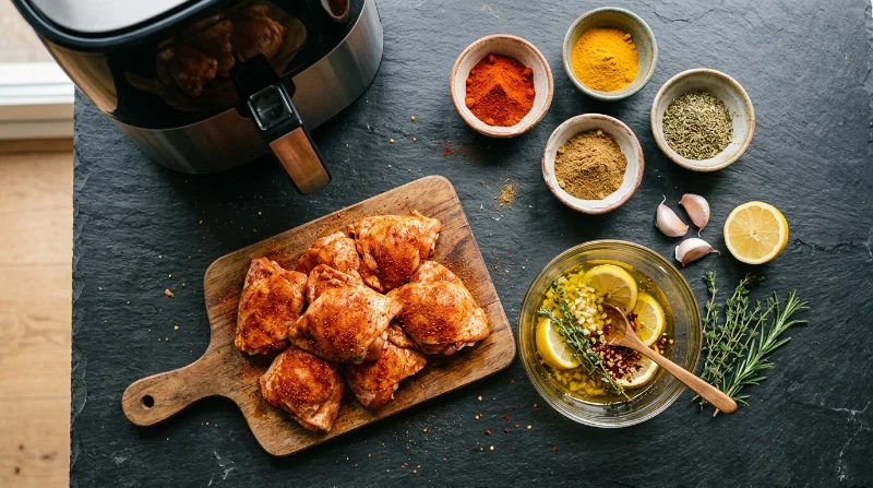 Épices et marinades à l'airfryer : le guide pour des plats pleins de saveur