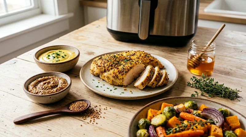 La moutarde à l'airfryer : croûtes, marinades et gratins pleins de caractère